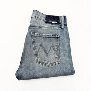 Mother Superior The Proper Truce Straight Leg Button Fly Denim Jeans Size 26